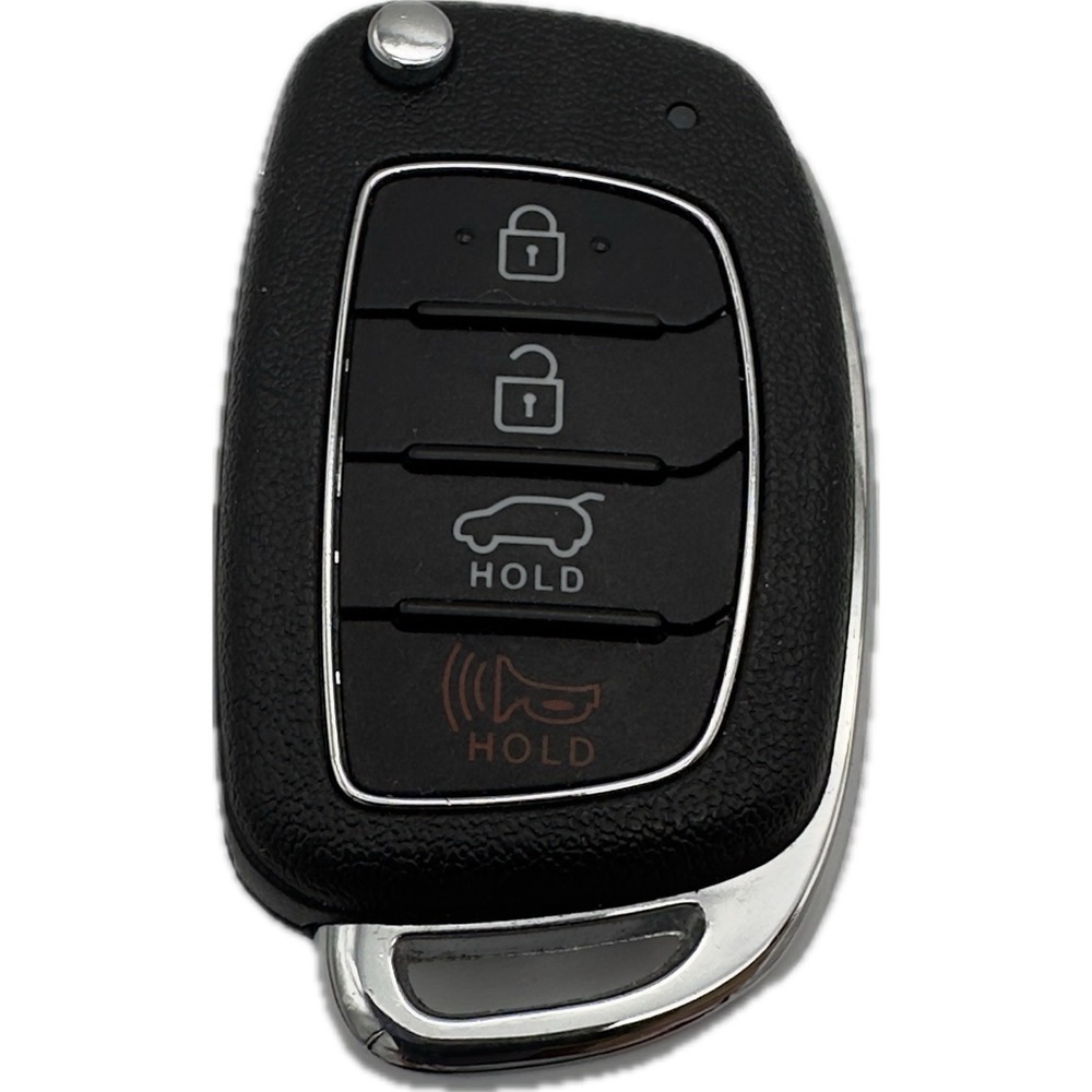 2017 18 19 Hyundai Santa Fe Sport 4 Button Remote Keyless Entry Flip Key Fob OEM